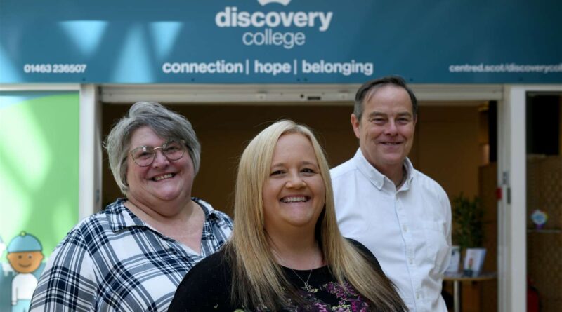 Sue Lyons, Director of Discovery College, Debbi Fraser, Peer Supporter and Peer Researcher and David Brookfield, Chief Executive.  Image: James Mackenzie